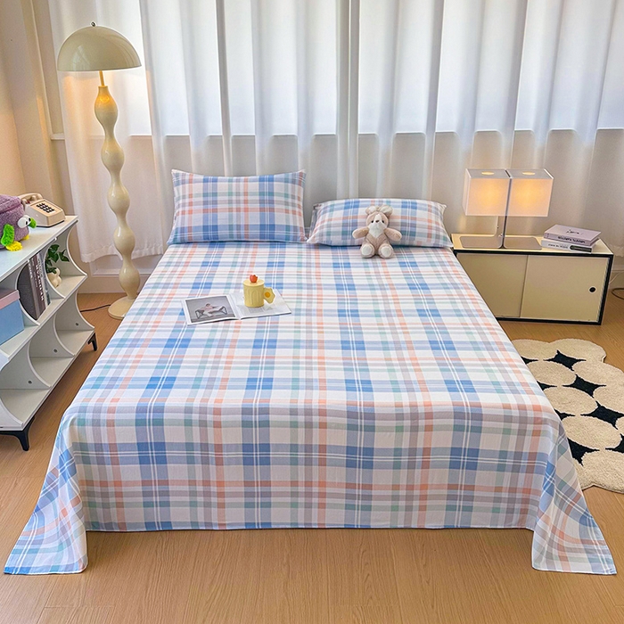 雨彤家纺 2025新款A类母婴级软糯糯云朵水洗棉床单 索尔