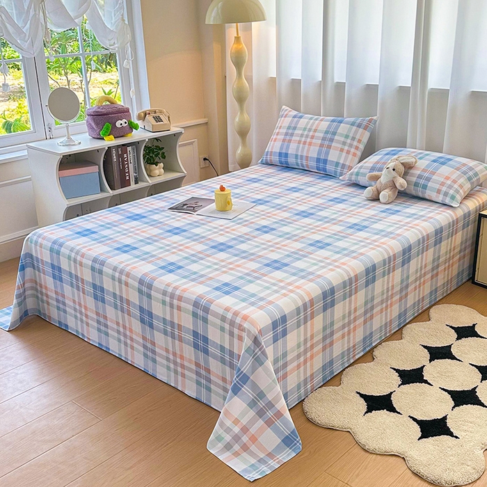 91家纺网 家纺一手货源 找家纺 雨彤家纺 2025新款A类母婴级软糯糯云朵水洗棉床单 索尔