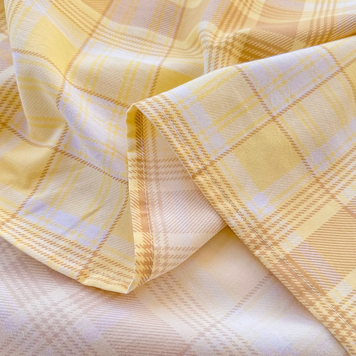 91家纺网 家纺一手货源 找家纺 雨彤家纺 2025新款A类母婴级软糯糯云朵水洗棉床单 希格文