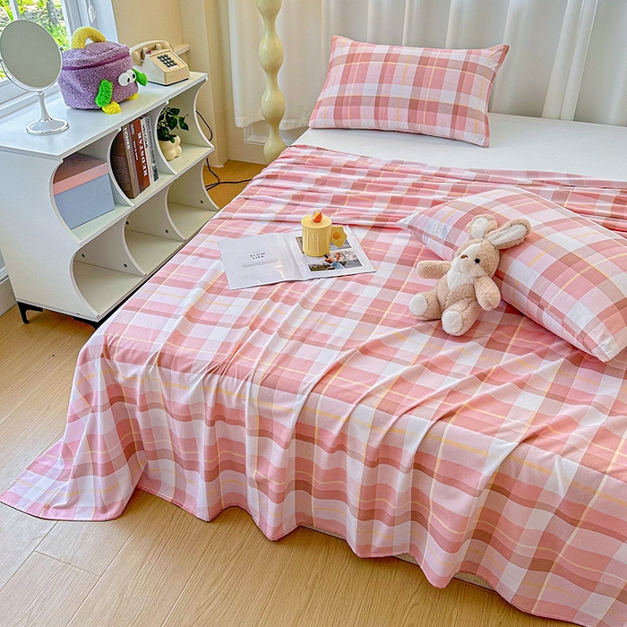 91家纺网 家纺一手货源 找家纺 雨彤家纺 2025新款A类母婴级软糯糯云朵水洗棉床单 曼迪格