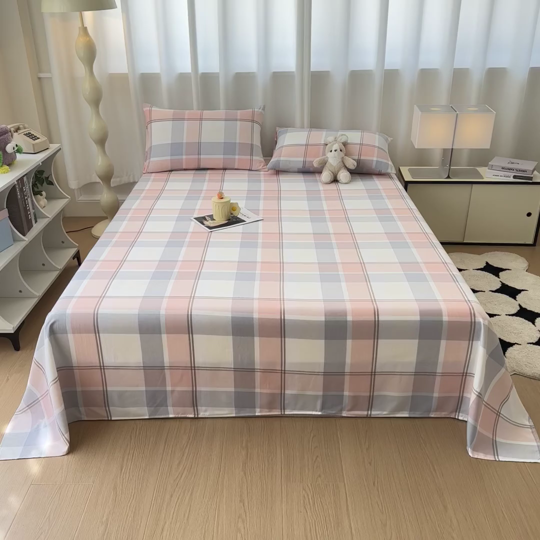 91家纺网 家纺一手货源 找家纺 （总）雨彤家纺 2025新款A类母婴级软糯糯云朵水洗棉床单