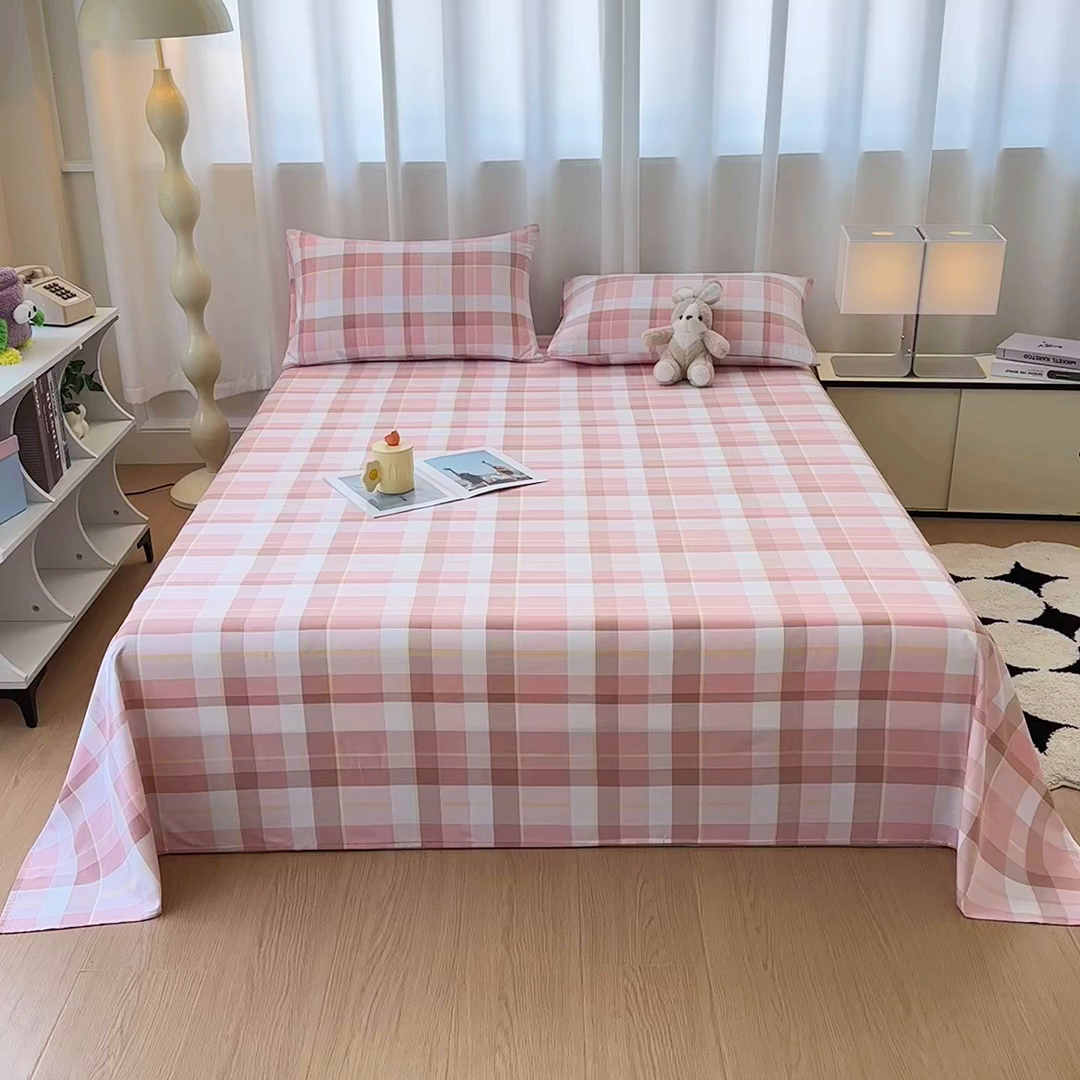 91家纺网 家纺一手货源 找家纺 雨彤家纺 2025新款A类母婴级软糯糯云朵水洗棉床单 曼迪格