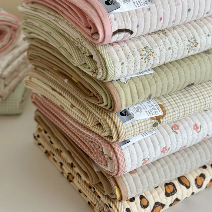 91家纺网 家纺一手货源 找家纺 琳可家居 2025新款13070印花款双面全棉全棉床盖 组合图仅供参考