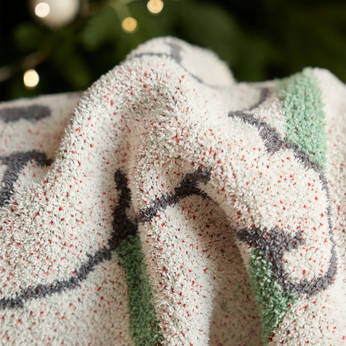 91家纺网 家纺一手货源 找家纺 （总）暖绵绵2025新款半边绒涤纶混纺毯子抱枕套