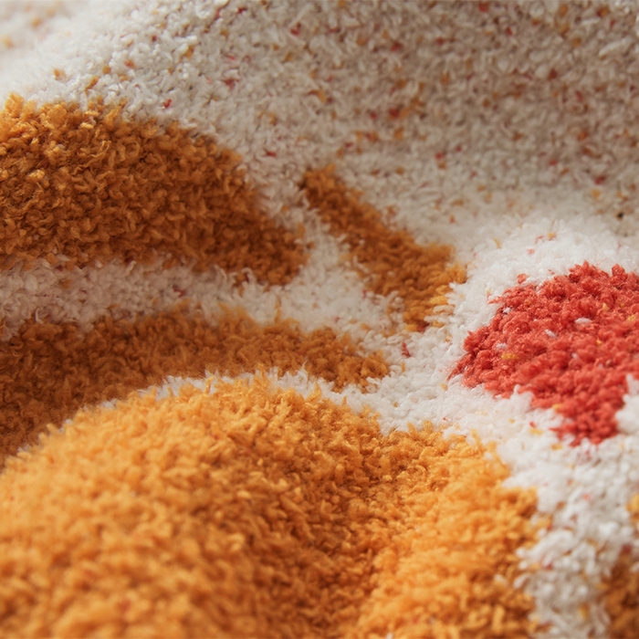 91家纺网 家纺一手货源 找家纺 暖绵绵2025新款半边绒涤纶混纺毯子抱枕套 塔吉尔