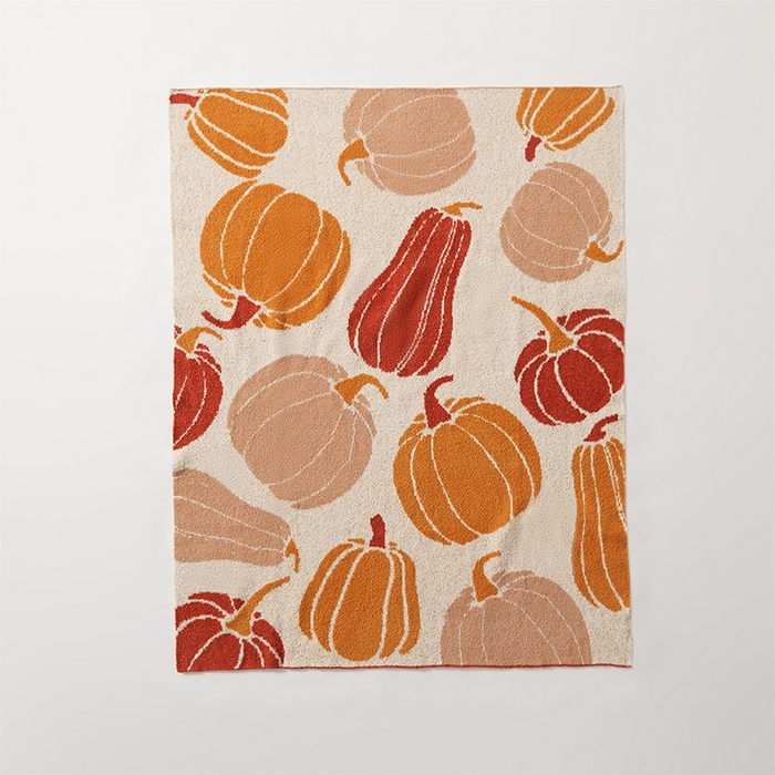 91家纺网 家纺一手货源 找家纺 暖绵绵2025新款半边绒涤纶混纺毯子抱枕套 塔吉尔