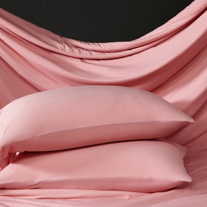 91家纺网 家纺一手货源 找家纺 朵美2025新款恒温深睡夏被含精致礼品袋 马卡龙-豆沙粉