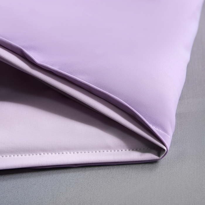 91家纺网 家纺一手货源 找家纺 朵美2025新款恒温深睡夏被含精致礼品袋 马卡龙-风信紫