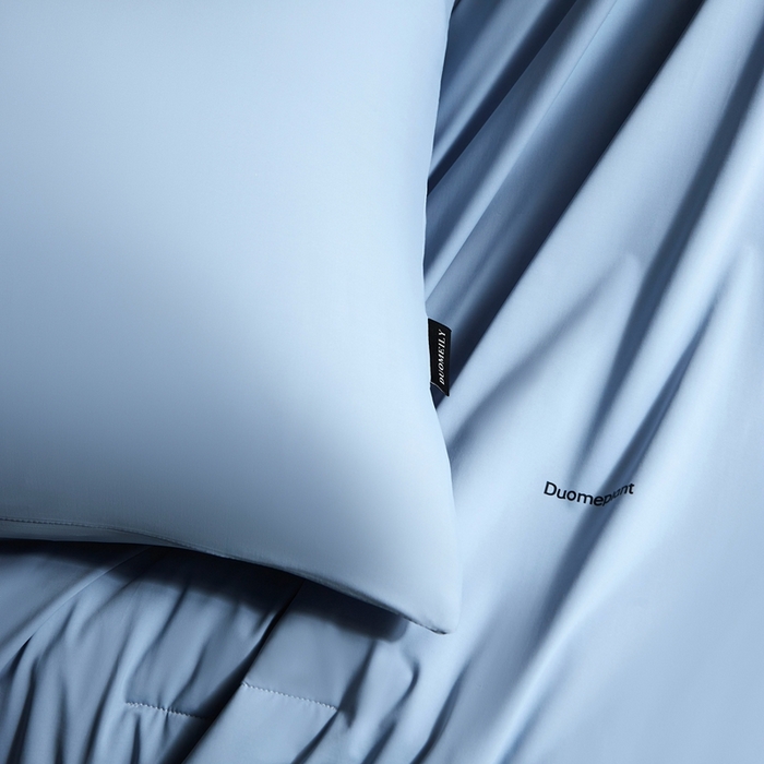 91家纺网 家纺一手货源 找家纺 朵美2025新款恒温深睡夏被含精致礼品袋 马卡龙-谷蓝