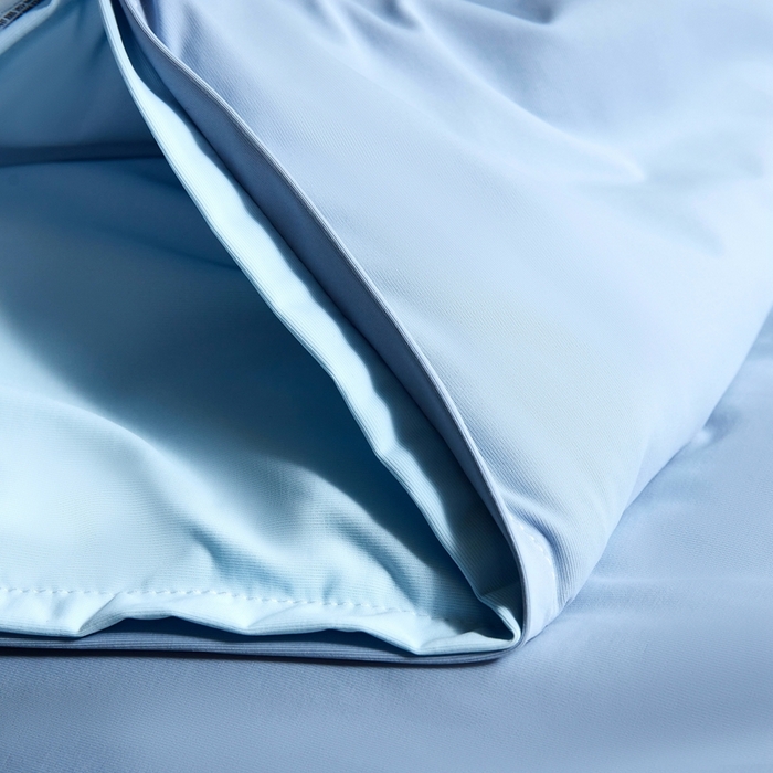 91家纺网 家纺一手货源 找家纺 朵美2025新款恒温深睡夏被含精致礼品袋 马卡龙-谷蓝