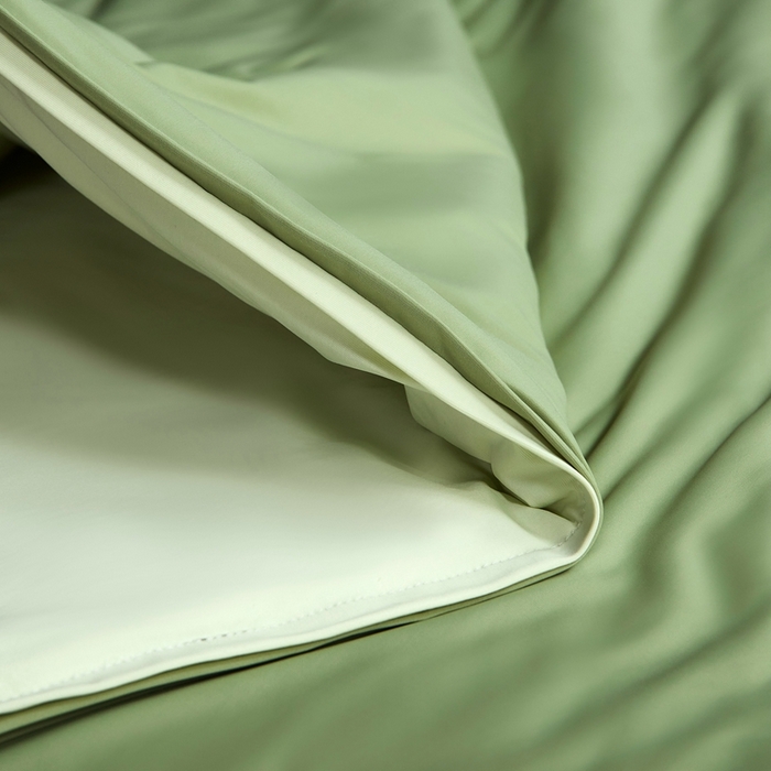 91家纺网 家纺一手货源 找家纺 朵美2025新款恒温深睡夏被含精致礼品袋 马卡龙-柳绿