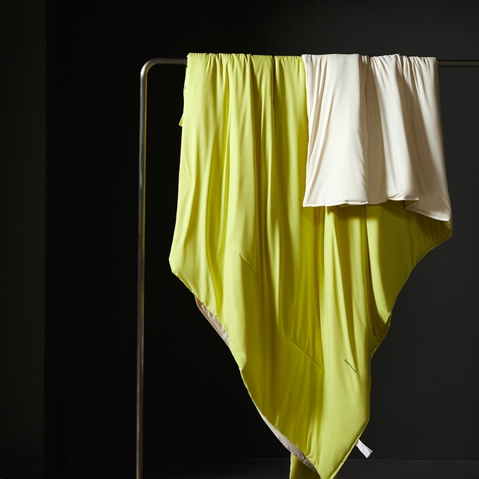 91家纺网 家纺一手货源 找家纺 朵美2025新款恒温深睡夏被含精致礼品袋 马卡龙-盏黄