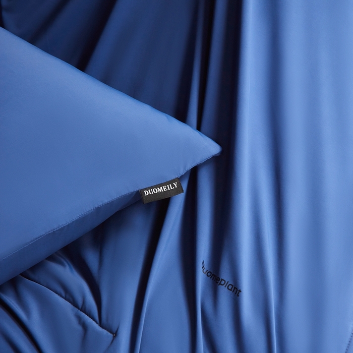 91家纺网 家纺一手货源 找家纺 朵美2025新款恒温深睡夏被含精致礼品袋 亚朵-深睡蓝