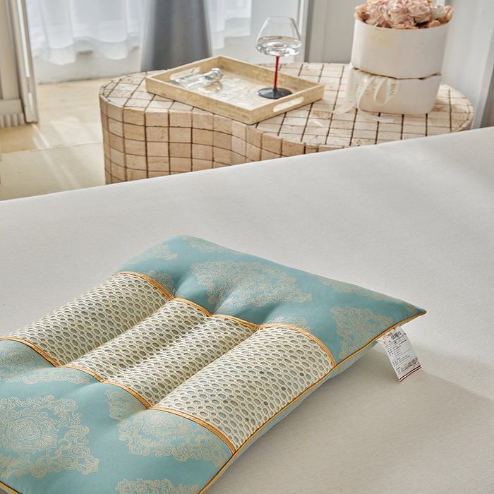 91家纺网 家纺一手货源 找家纺 （总）梵希良品家纺 2025新款绿色磁疗枕