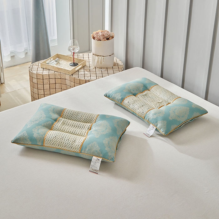 91家纺网 家纺一手货源 找家纺 （总）梵希良品家纺 2025新款绿色磁疗枕