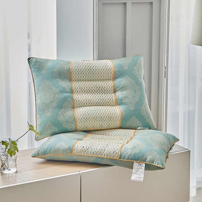 91家纺网 家纺一手货源 找家纺 （总）梵希良品家纺 2025新款绿色磁疗枕