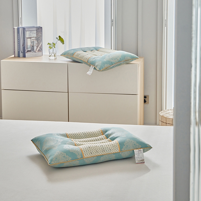 91家纺网 家纺一手货源 找家纺 （总）梵希良品家纺 2025新款绿色磁疗枕