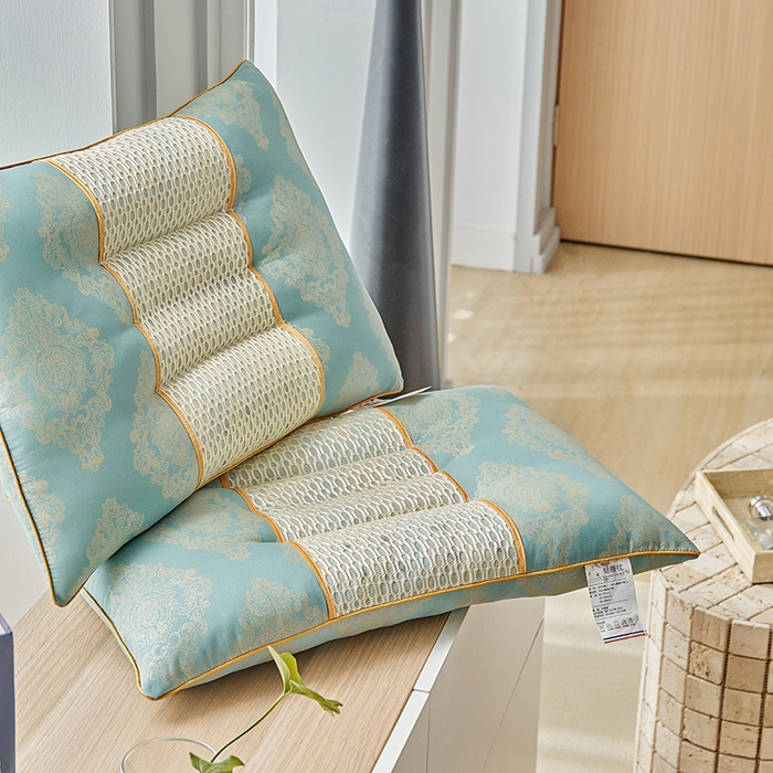 91家纺网 家纺一手货源 找家纺 （总）梵希良品家纺 2025新款绿色磁疗枕