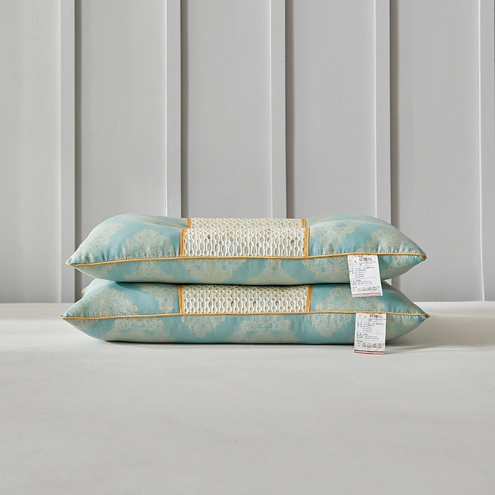 91家纺网 家纺一手货源 找家纺 （总）梵希良品家纺 2025新款绿色磁疗枕