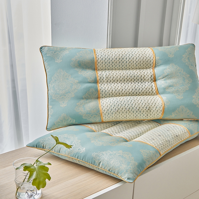 91家纺网 家纺一手货源 找家纺 （总）梵希良品家纺 2025新款绿色磁疗枕