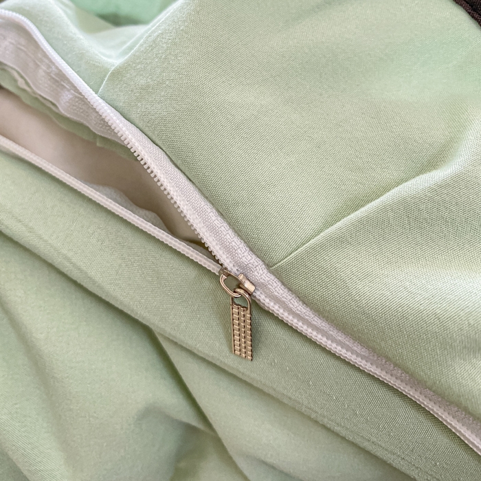 91家纺网 家纺一手货源 找家纺 米柳2025新款水洗棉床盖四件套 云梦花都