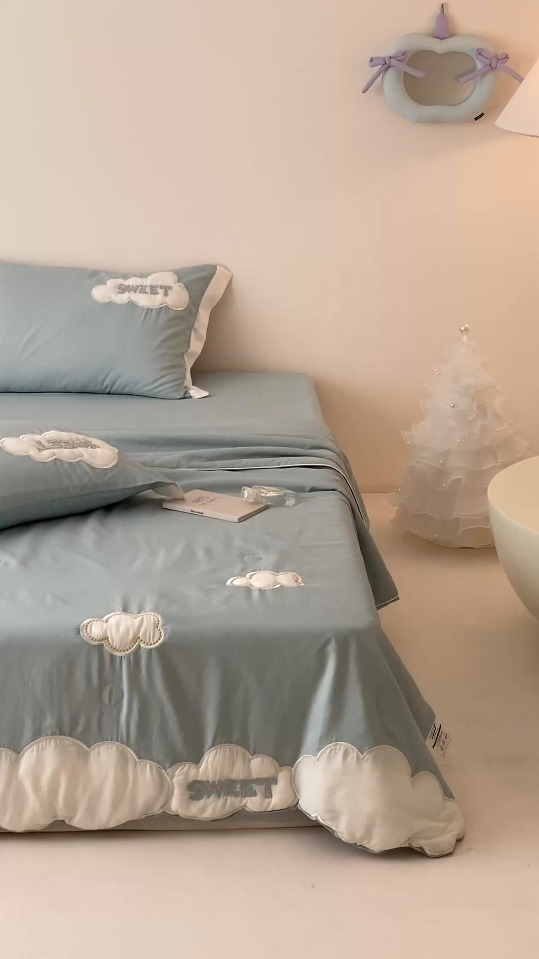 91家纺网 家纺一手货源 找家纺 （总）星野 2025新款天丝雪精灵夏被-棉花糖