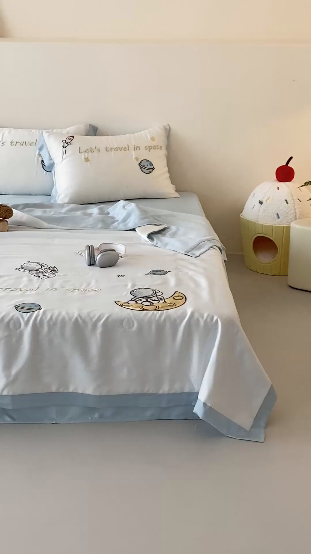 91家纺网 家纺一手货源 找家纺 （总）星野 2025新款蚕丝夏被-太空漫游