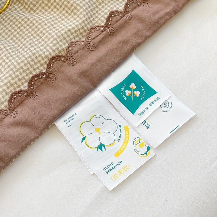 91家纺网 家纺一手货源 找家纺 2025新款全棉60支单层纱花边夏被 咖格狗