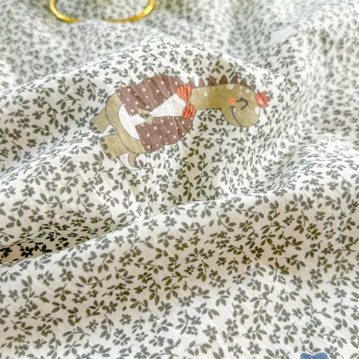 91家纺网 家纺一手货源 找家纺 2025新款全棉60支单层纱花边夏被 可爱软萌