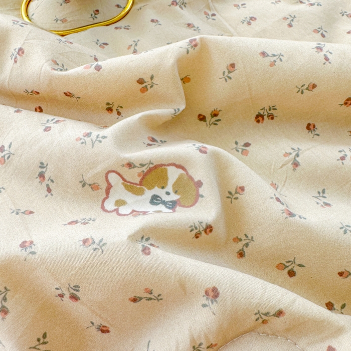 91家纺网 家纺一手货源 找家纺 2025新款全棉60支单层纱花边夏被 摩伊