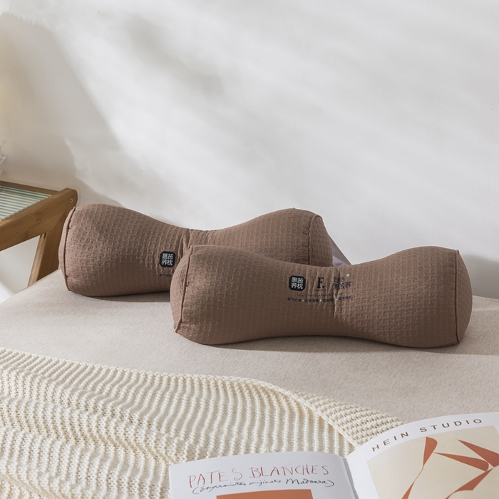 （总）境月枕芯坊 2025新款黑苦荞颈椎养护枕-咖色