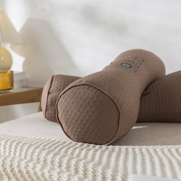 91家纺网 家纺一手货源 找家纺 （总）境月枕芯坊 2025新款黑苦荞颈椎养护枕-咖色