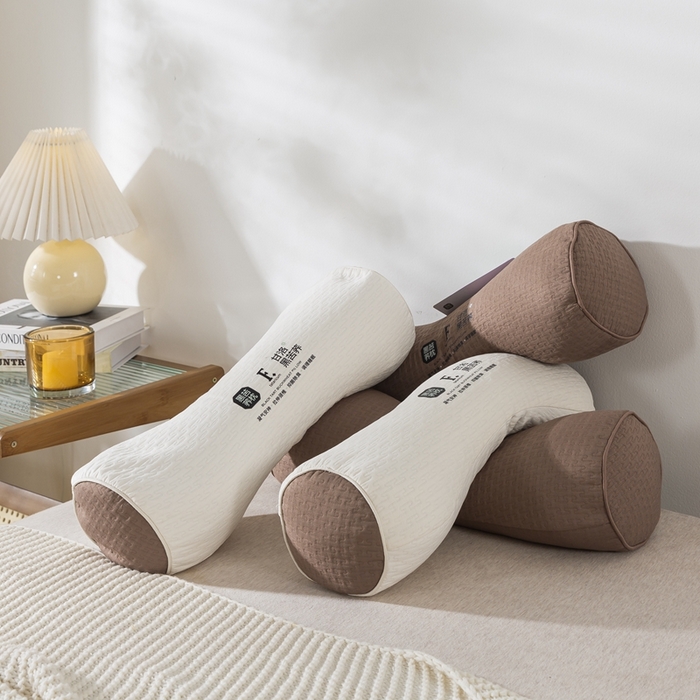 91家纺网 家纺一手货源 找家纺 （总）境月枕芯坊 2025新款黑苦荞颈椎养护枕-咖色