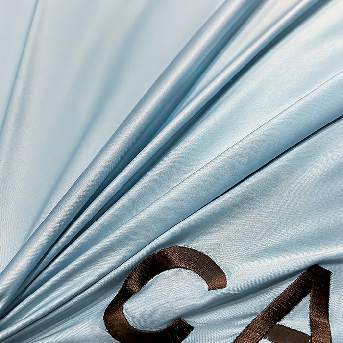 91家纺网 家纺一手货源 找家纺 妮恒美家纺 2025新款A版水洗真丝天丝B版纯棉刺绣绣花四件套全棉被套床单床笠款四件套 梦恋-海蓝灰