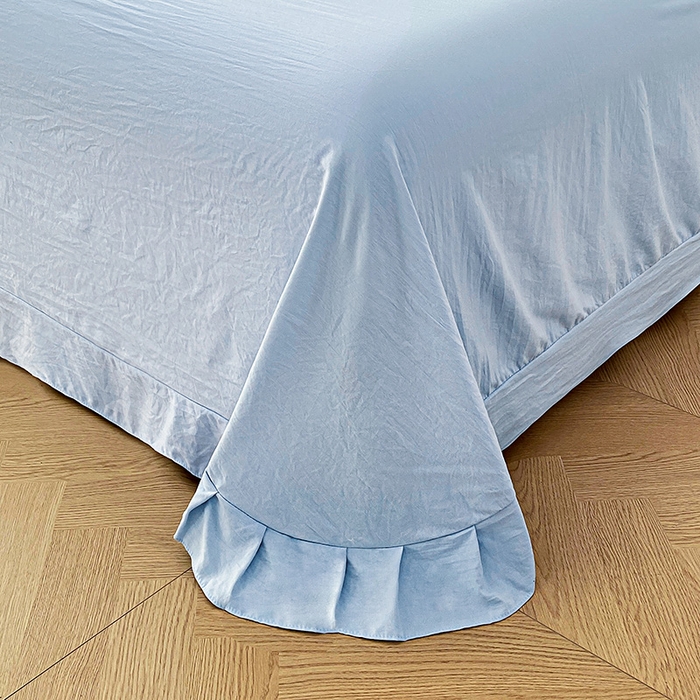 91家纺网 家纺一手货源 找家纺 大麦乐田 2025新款刺绣床裙款四件套-轻舞飞扬 轻舞飞扬 兰