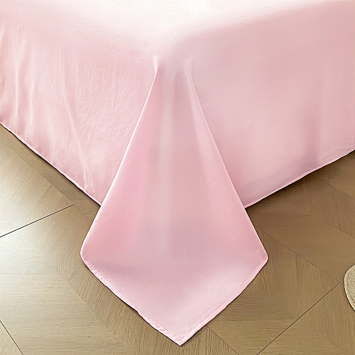 91家纺网 家纺一手货源 找家纺 大麦乐田 2025新款刺绣床裙款四件套-百合花 百合花 粉玉