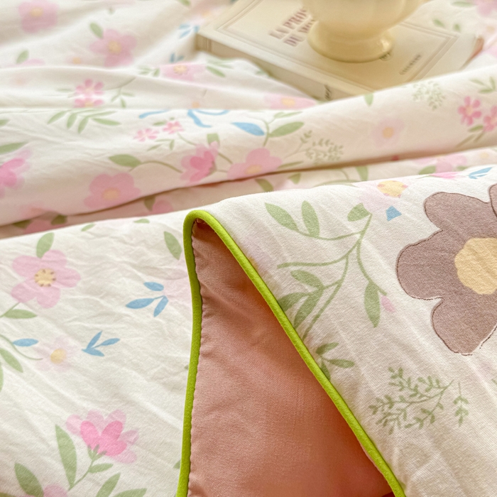 91家纺网 家纺一手货源 找家纺 （总）丝芙妮家居（原乐视家纺） 2025春夏新款针织棉卡通印花夏被夏凉被空调被