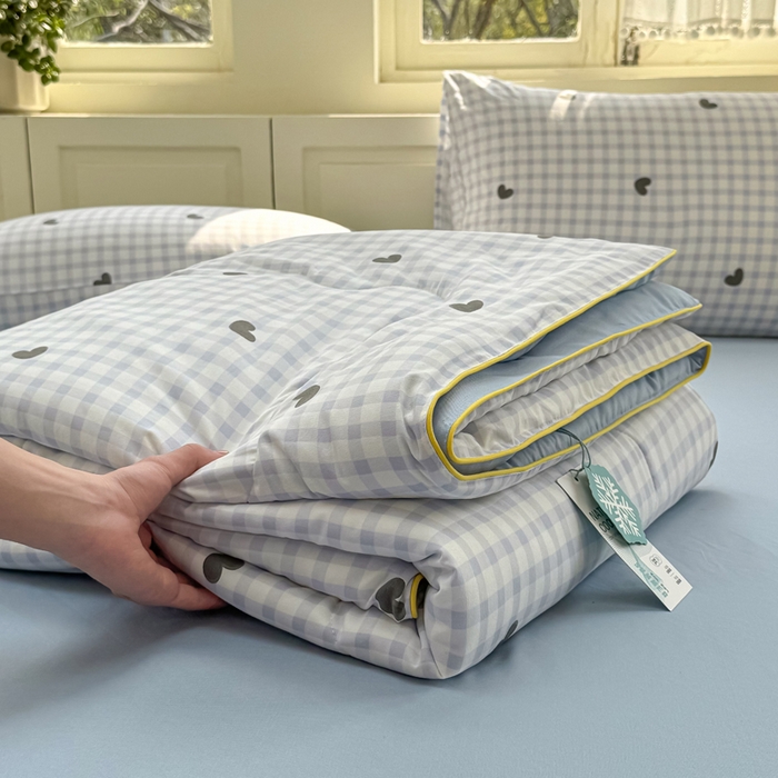 91家纺网 家纺一手货源 找家纺 丝芙妮家居（原乐视家纺） 2025春夏新款针织棉卡通印花夏被夏凉被空调被 捕梦