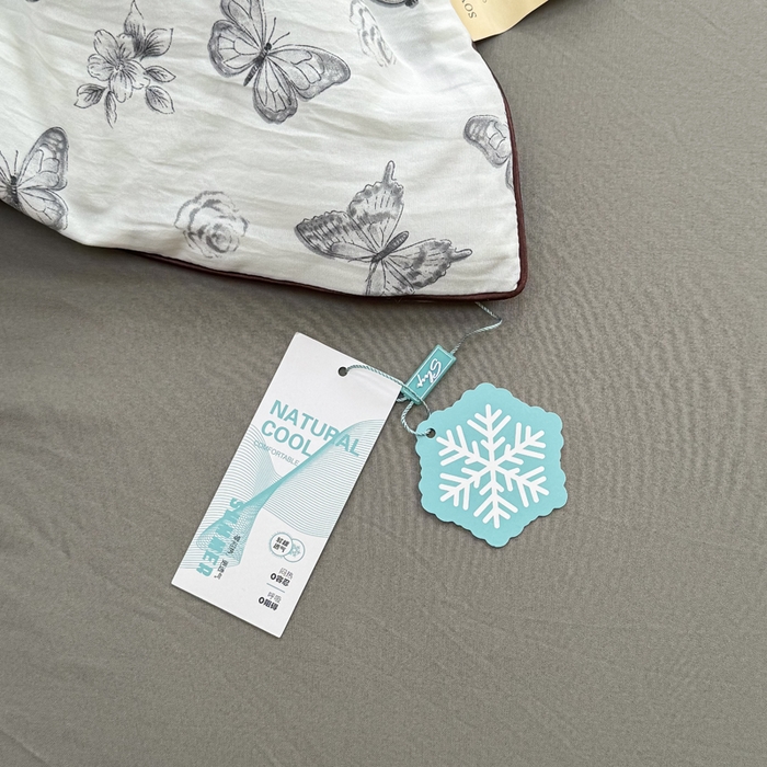 91家纺网 家纺一手货源 找家纺 丝芙妮家居（原乐视家纺） 2025春夏新款针织棉卡通印花夏被夏凉被空调被 赫本蝶