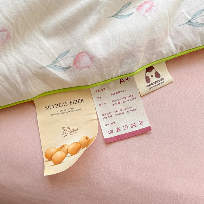 91家纺网 家纺一手货源 找家纺 丝芙妮家居（原乐视家纺） 2025春夏新款针织棉卡通印花夏被夏凉被空调被 花晨