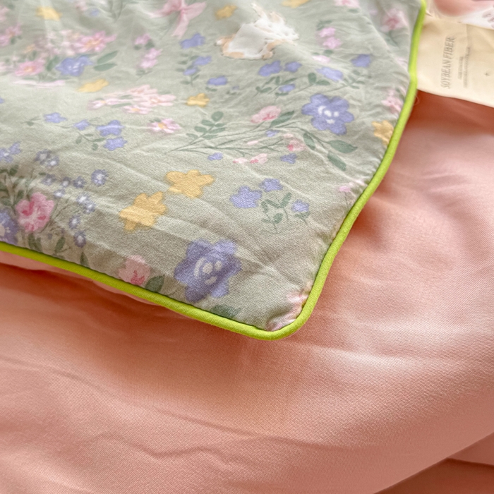 91家纺网 家纺一手货源 找家纺 丝芙妮家居（原乐视家纺） 2025春夏新款针织棉卡通印花夏被夏凉被空调被 可可庄园