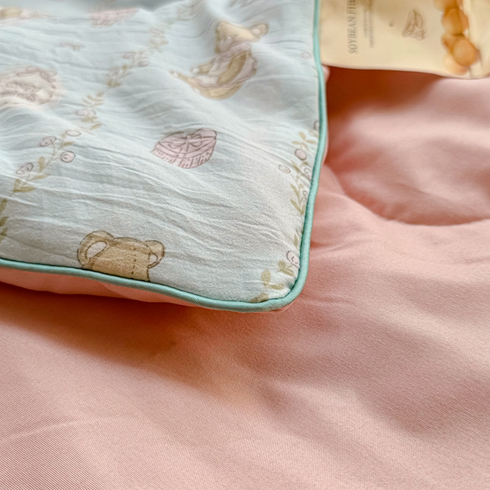 91家纺网 家纺一手货源 找家纺 丝芙妮家居（原乐视家纺） 2025春夏新款针织棉卡通印花夏被夏凉被空调被 露西娅