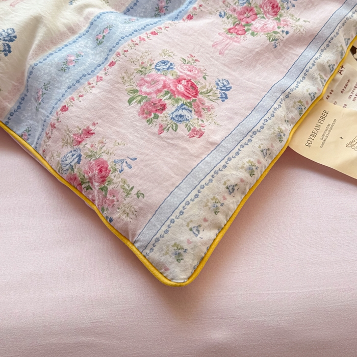 91家纺网 家纺一手货源 找家纺 丝芙妮家居（原乐视家纺） 2025春夏新款针织棉卡通印花夏被夏凉被空调被 絮语