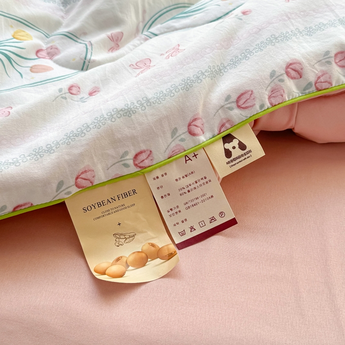 91家纺网 家纺一手货源 找家纺 丝芙妮家居（原乐视家纺） 2025春夏新款针织棉卡通印花夏被夏凉被空调被 优朵