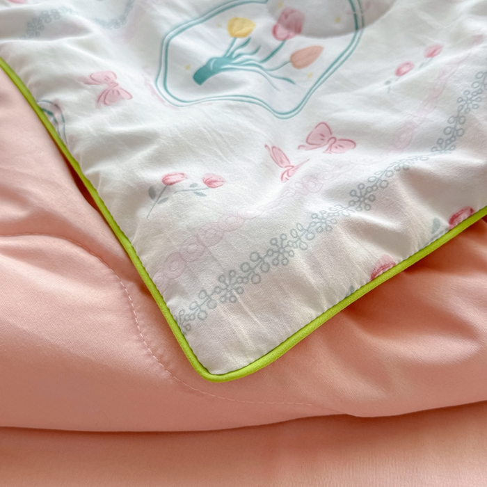 91家纺网 家纺一手货源 找家纺 丝芙妮家居（原乐视家纺） 2025春夏新款针织棉卡通印花夏被夏凉被空调被 优朵