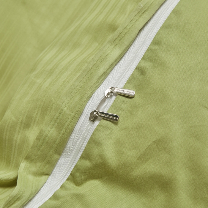 91家纺网 家纺一手货源 找家纺 眠博士 2025新款60贡缎提花四件套 60贡缎-提花豆绿