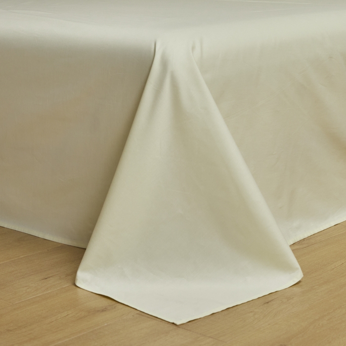 91家纺网 家纺一手货源 找家纺 眠博士 2025新款60贡缎提花四件套 60贡缎-提花豆绿+黄