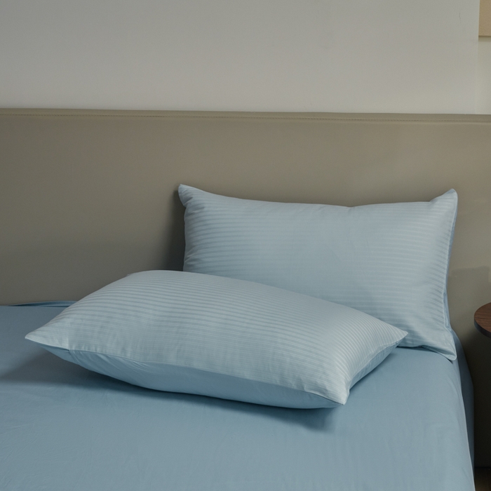 91家纺网 家纺一手货源 找家纺 眠博士 2025新款60贡缎提花四件套 60贡缎-提花雅蓝