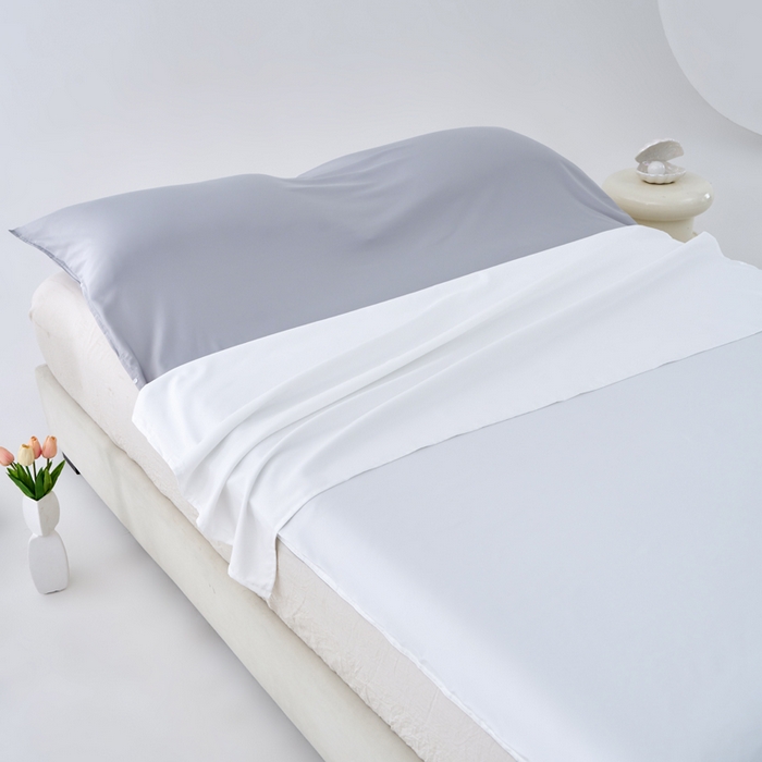 91家纺网 家纺一手货源 找家纺 （总）爱彼家纺 2025新款夏季冰丝纯色旅行睡袋-系列一