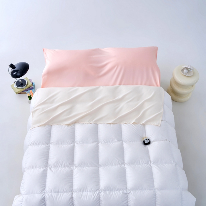 91家纺网 家纺一手货源 找家纺 （总）爱彼家纺 2025新款夏季冰丝纯色旅行睡袋-系列一